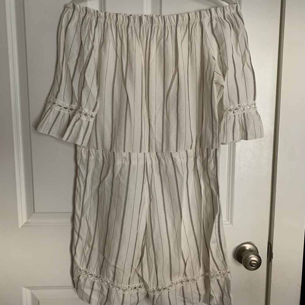 Off the shoulder Romper